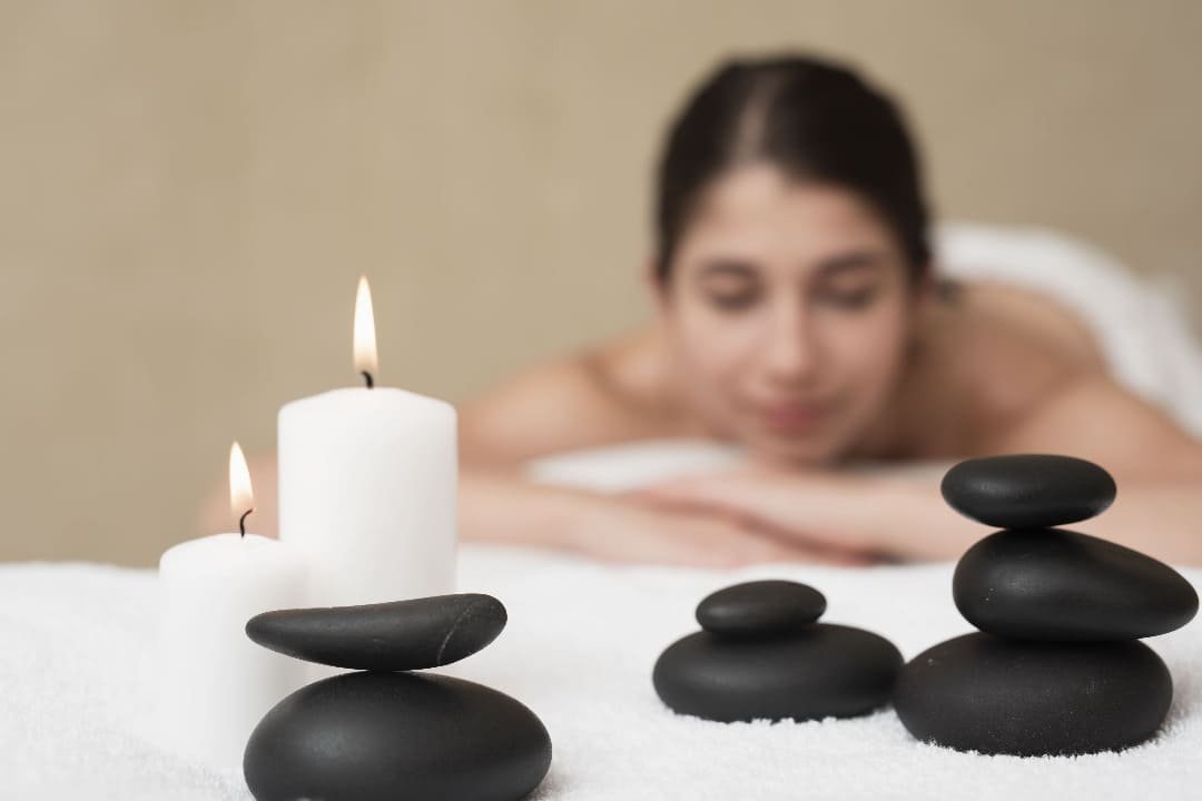 Masajes con piedras